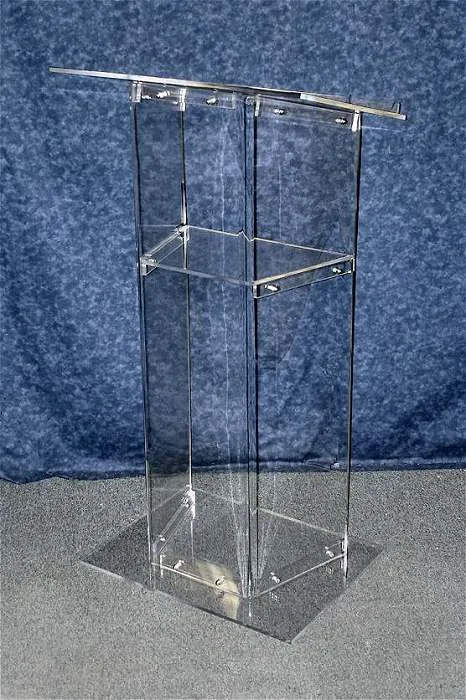 28 podium with shelf plastic product prototyping