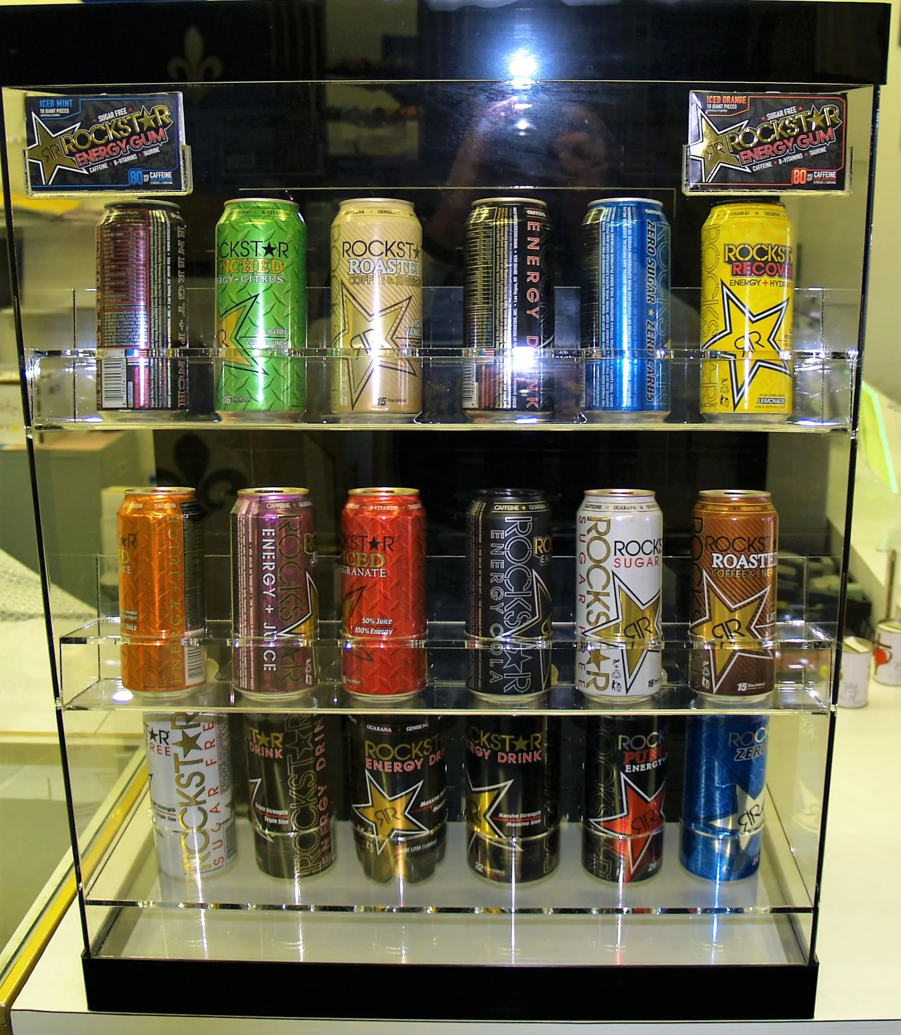 Energy Drink display plastic product prototyping