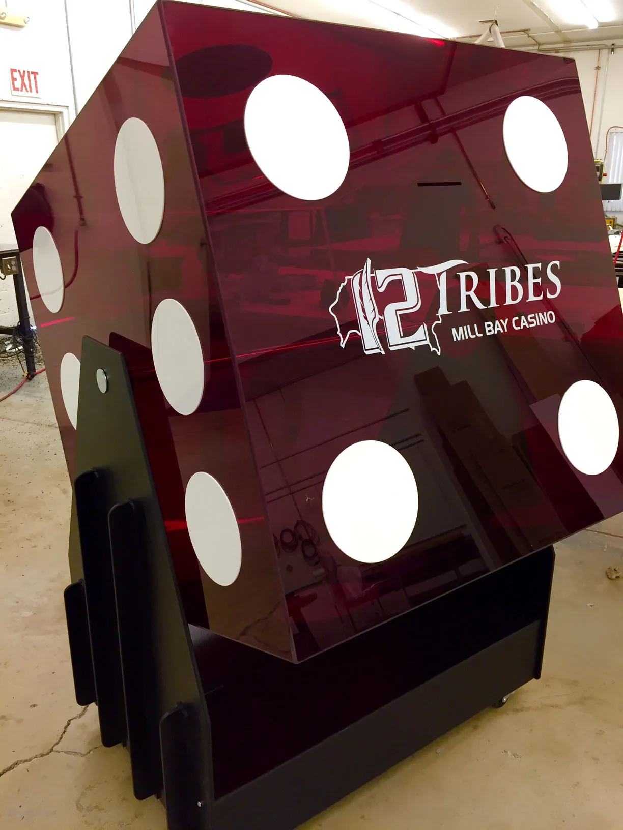 14 dice drum 40x40 with logo plastic product prototyping
