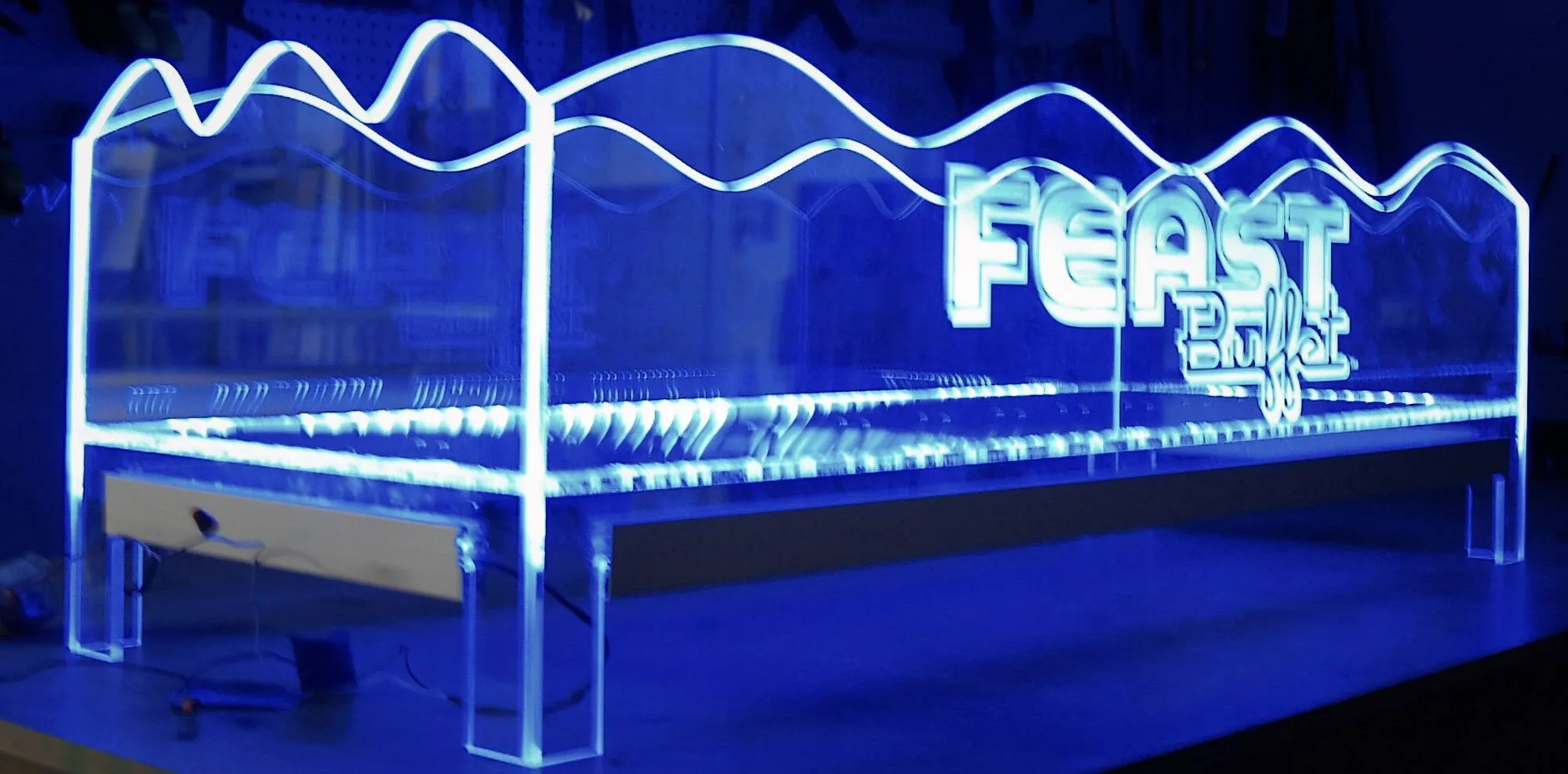 lighted logo ice tray plastic product prototyping