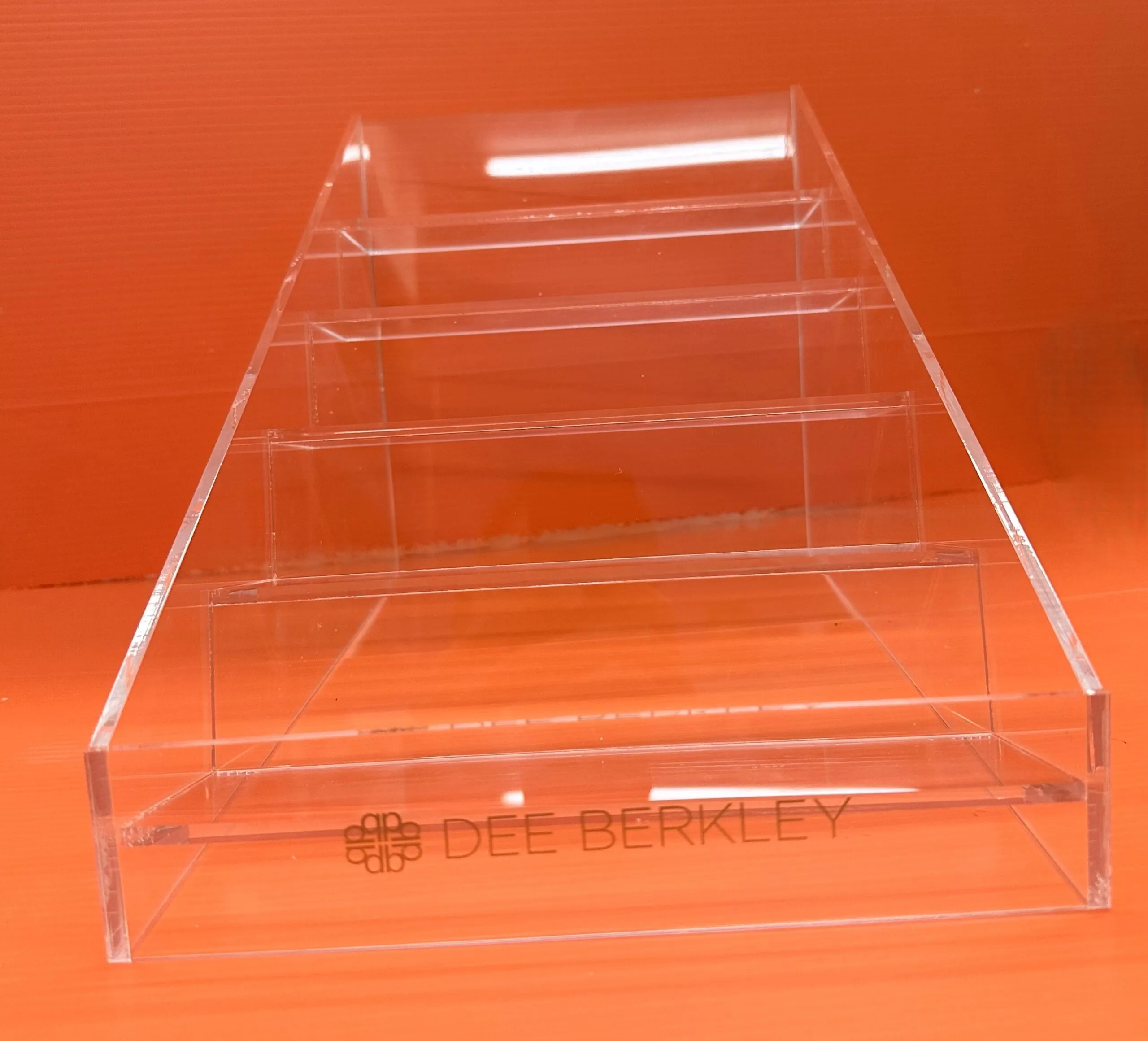 Dee Berkley tiered display plastic product prototyping