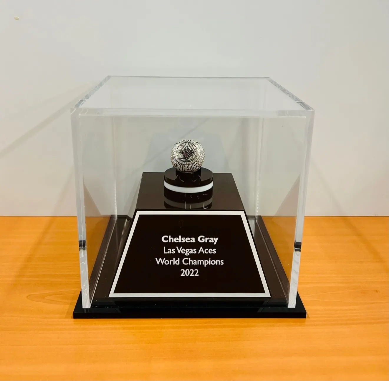 Las Vegas Aces Ring Display plastic product prototyping