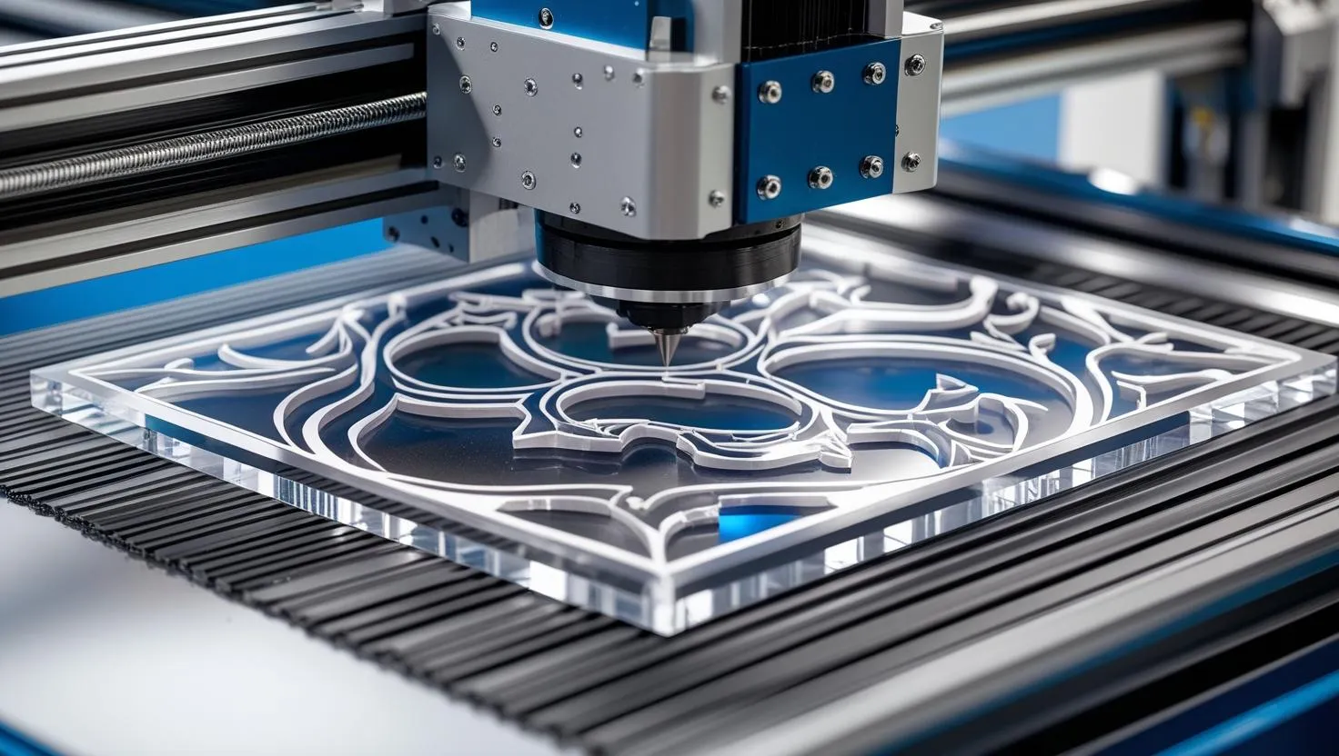 Laser cutting plastic products