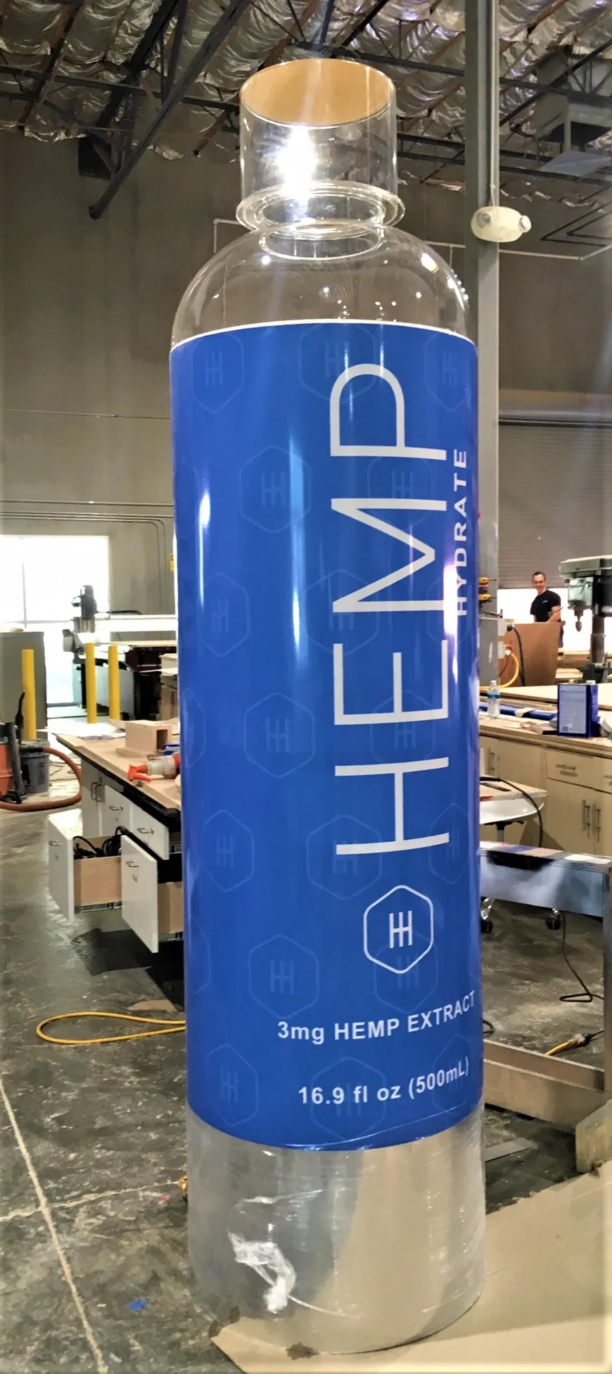 Hemp Bottle plastic product prototyping