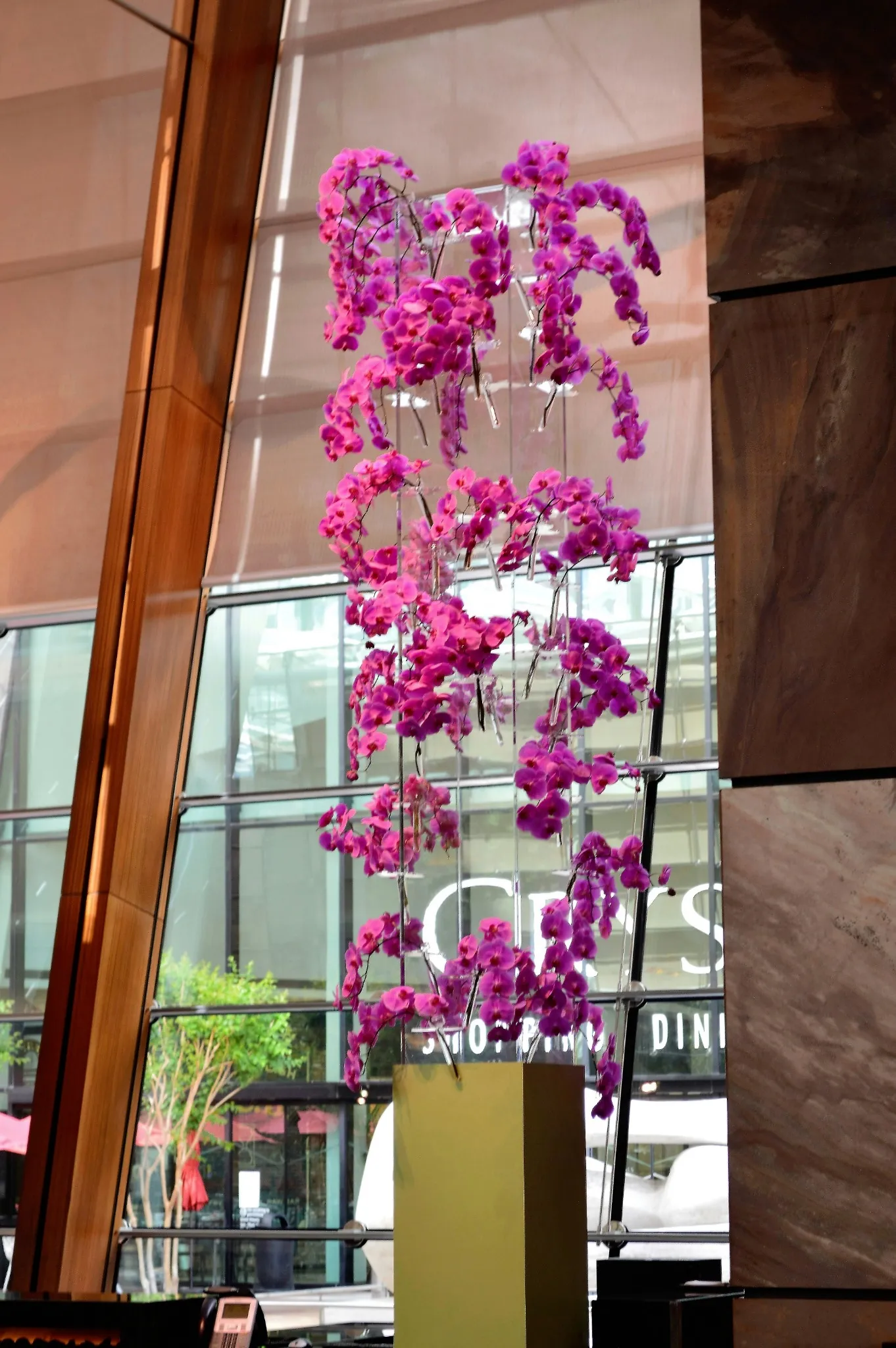 casinos and resorts Aria Floral Display plastic product prototype